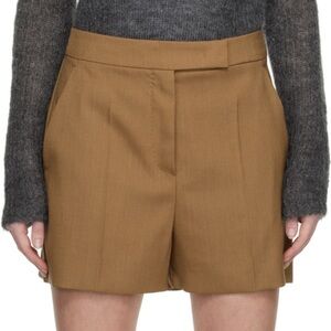 Max Mara Amato Shorts in Tobacco - Sz 8 / Italian 42
